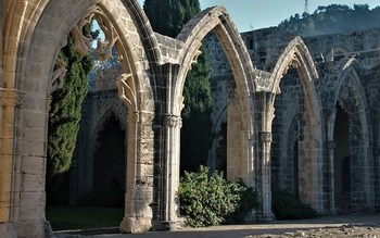 Bellapais Abbey, Bellapais, Turkish Republic Of North Cyprus.