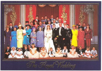Wedding of Prince Andrew and Miss Sarah Ferguson in 1986. And Subsequent Events.