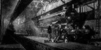 STEAM SHED BnW VERSION