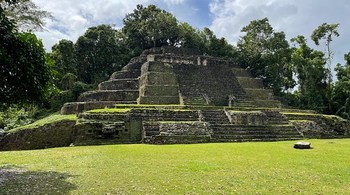 Jaguar Temple at Lamanai Archaeological Reserve (Orange Walk District, Belize)