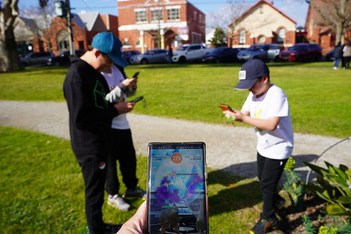 Battling a Shadow Articuno Raid with Liam, Isaac, Julian at Warrawee Park Oakleigh on Pokemon Go Community Day August 2023