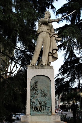 Statua Di Giuseppe Garibaldi, 21016 Luino, Province of Varese, Italian Republic.