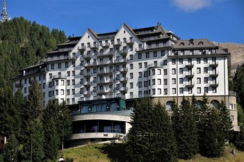 Carlton Hotel, St. Moritz, Engadin Valley, Canton Of Graubünden, Swiss Confederation.