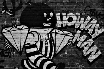 Howay Man Street Art/Graffiti.