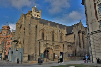 Catholic Church, Leeds Cathedral - The Cathedral Church Of St Anne - Saint Anne's Cathedral, Leeds, West Yorkshire, England.