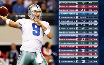 2011 Dallas Cowboys Schedule Romo