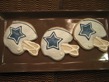 Dallas Cowboy Cookies