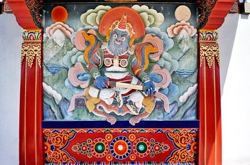 India - Bihar - Bodhgaya - Bhutanese Monastery - 170