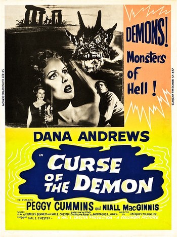 Curse of the Demon (Columbia, 1957). Poster (30