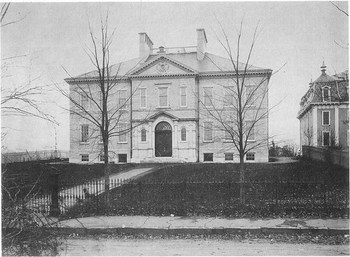 Lincoln Street, 008, Ames High School, Oliver, Easton High School, 8 Lincoln Street, North Easton, MA, 1895, info, Easton Historical Society -