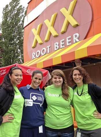 National Cheeseburger Day at XXX Root Beer, Issaquah