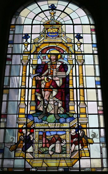 Window dedicated to St Magnus, St Magnus the Martyr, Lower Thames Street, City of London