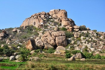 India - Karnataka - Anegundi - Anjaneya Hill -  Lord Hanuman´s Birthplace