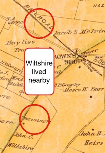 17b. Wiltshire lived nearby
