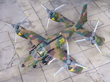 1:72 Rostov Tilt Rotor Aircraft Company РТАК-30 (NATO ASCC code “Hemlock”); 3rd prototype 