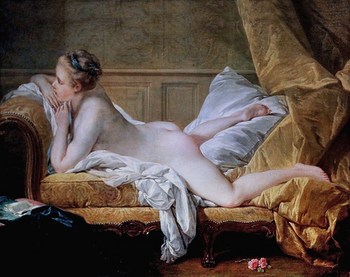 IMG_4304 François Boucher. 1703-1770.  Paris. Jeune femme nue. (Louise O'Murphy)  Young naked woman. Cologne.  Wallraff Richartz Museum.