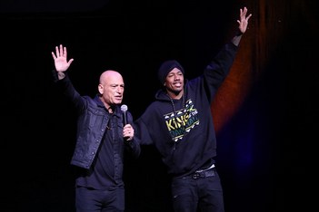 Howie Mandel and Nick Cannon