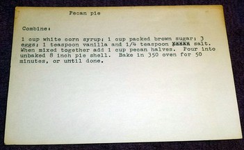 Pecan Pie Recipe