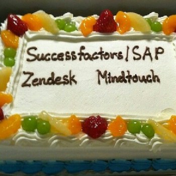 Celebrating SuccessFactors support site launch