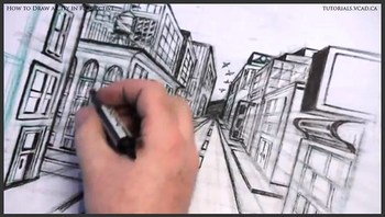 learn how to draw city buildings in perspective 039
