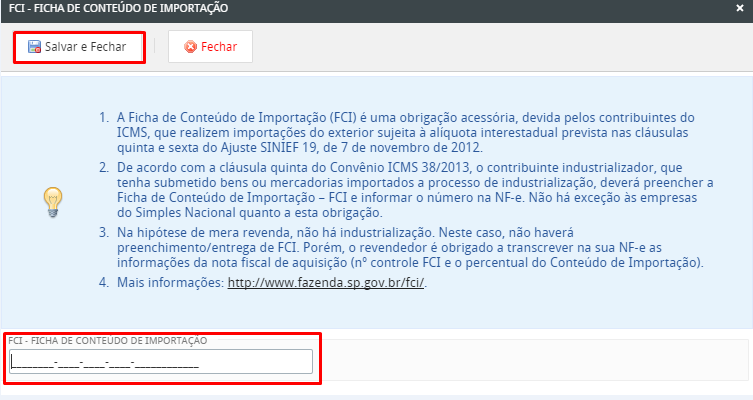 Como informar a FCI em Notas Fiscais? – Bem-Vindo ao 