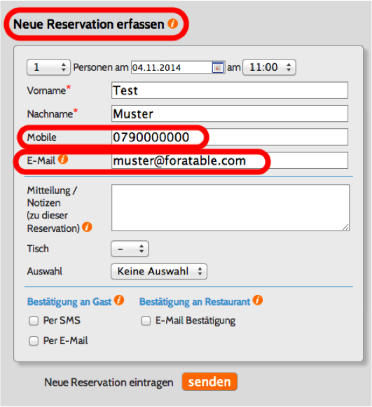 Reservierung email muster restaurant