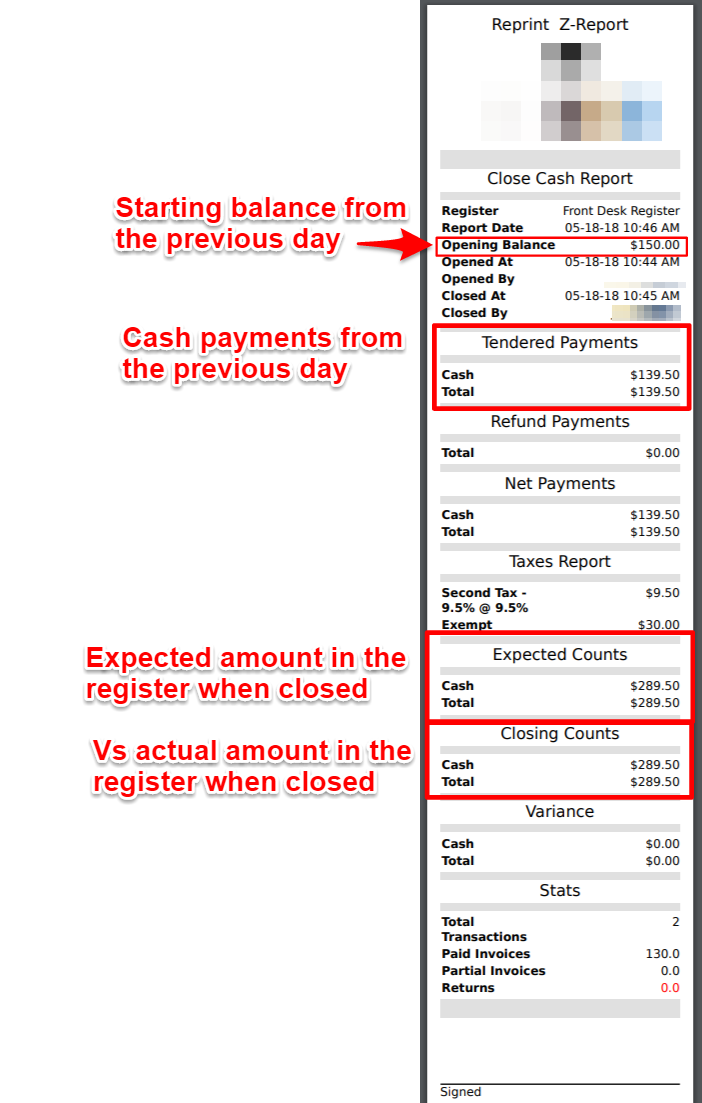 FAQ - How do I close a cashier?