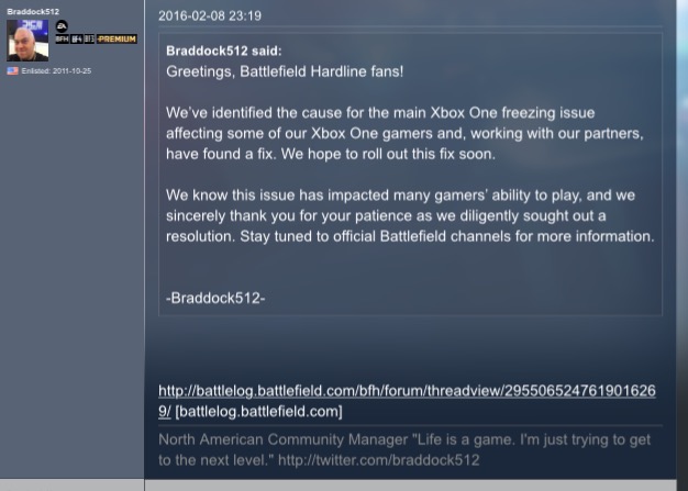 Fix Coming Soon For Battlefield Hardline Freezing Issues Xboxone