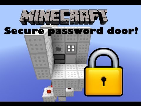 Minecraft 1 6 4 Password Key Locked Door Compact And Easy