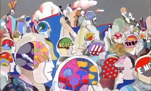 Image result for lucy in the sky with diamonds music video