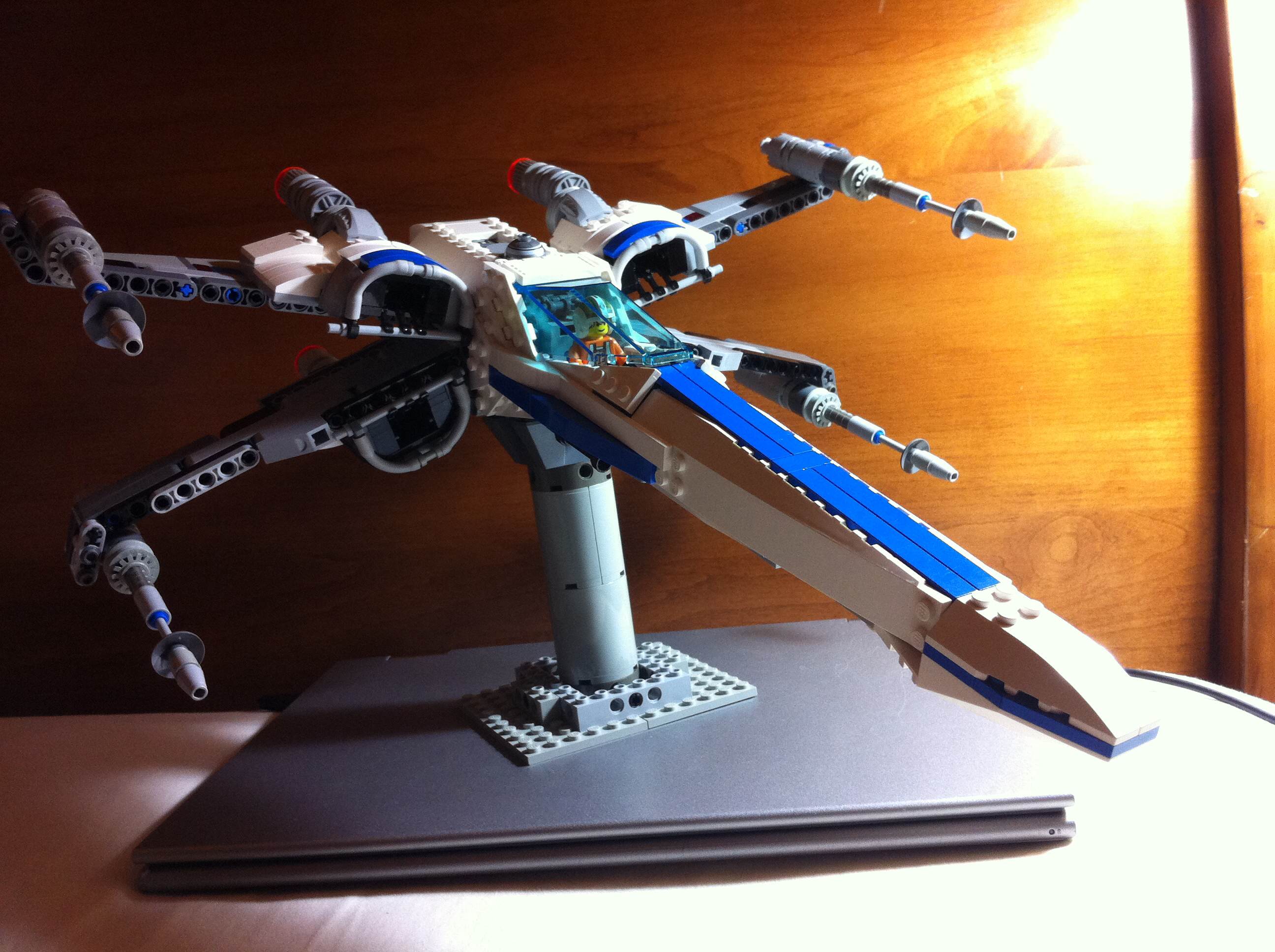 display stand for lego x wing