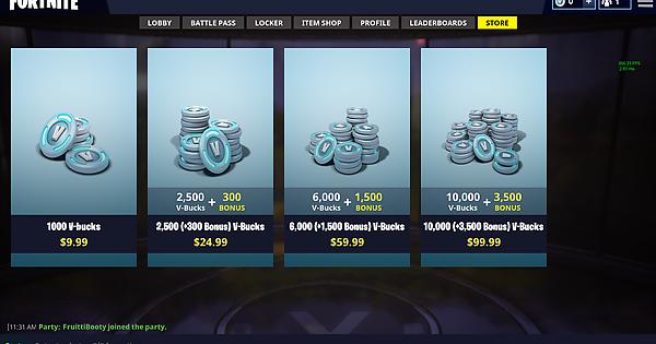 Can you buy V-Bucks and send them to people? Or can you ... - 600 x 315 jpeg 28kB