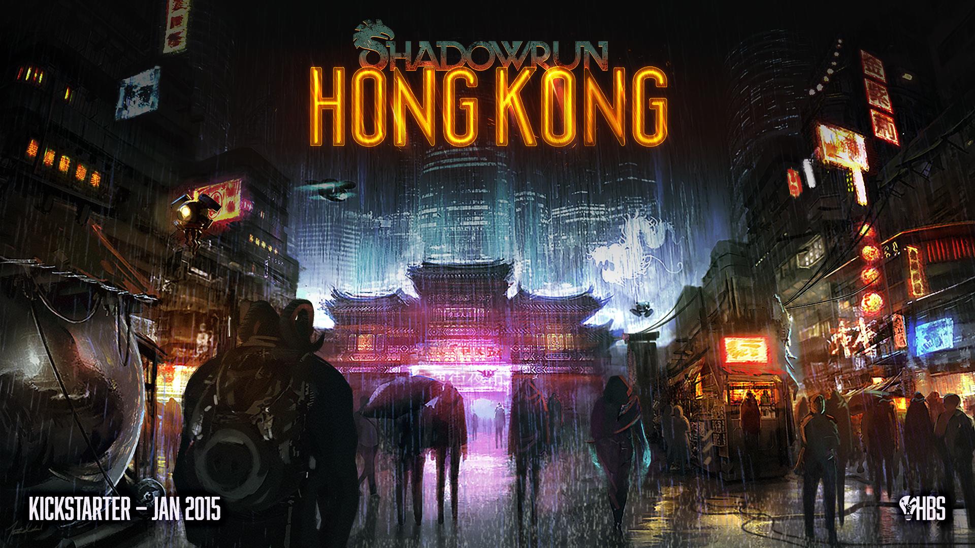 Shadowrun Hong Kong Wallpaper With And Without Text Cyberpunk