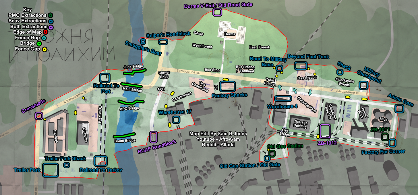 Tarkov Customs Scav Checkpoint