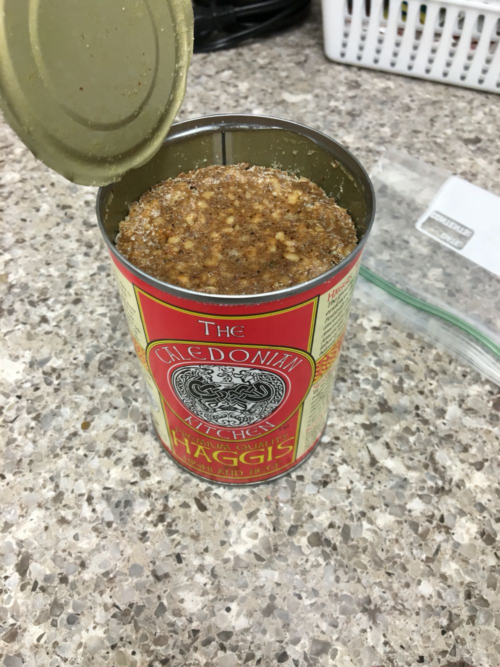 Canned Haggis with Highland Beef by Caledonian Kitchen : shittyfoodporn
