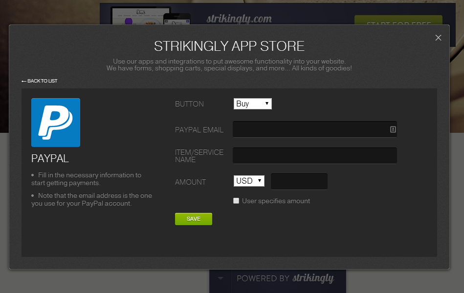 Embed Paypal / Donation / Payment Strikingly Help Center