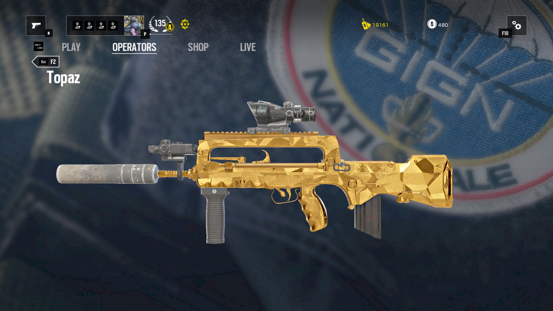 Rainbow Six Siege - Amber Skin : Rainbow6