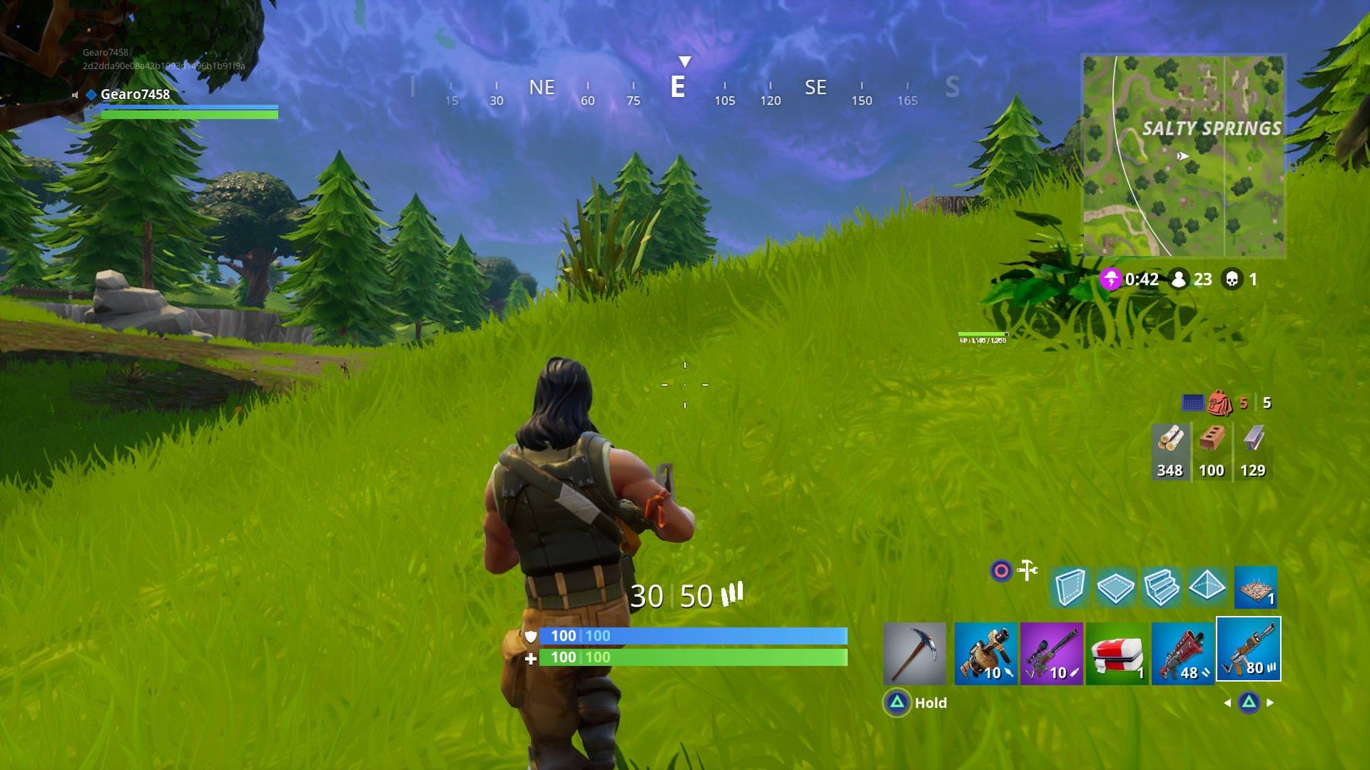 Any idea what that green hp bar is? FortNiteBR