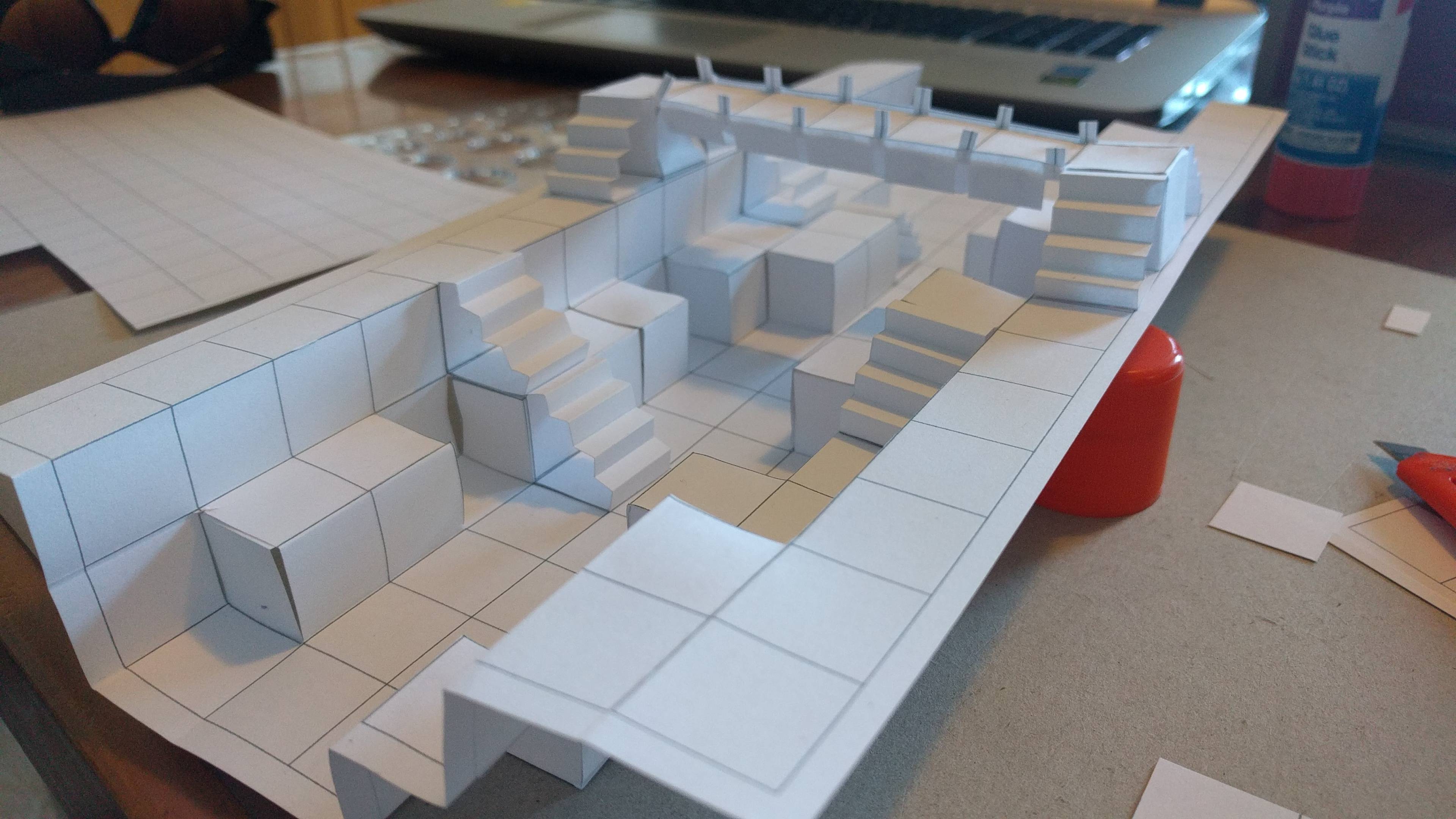 Papercraft D&D Dungeon : DnD